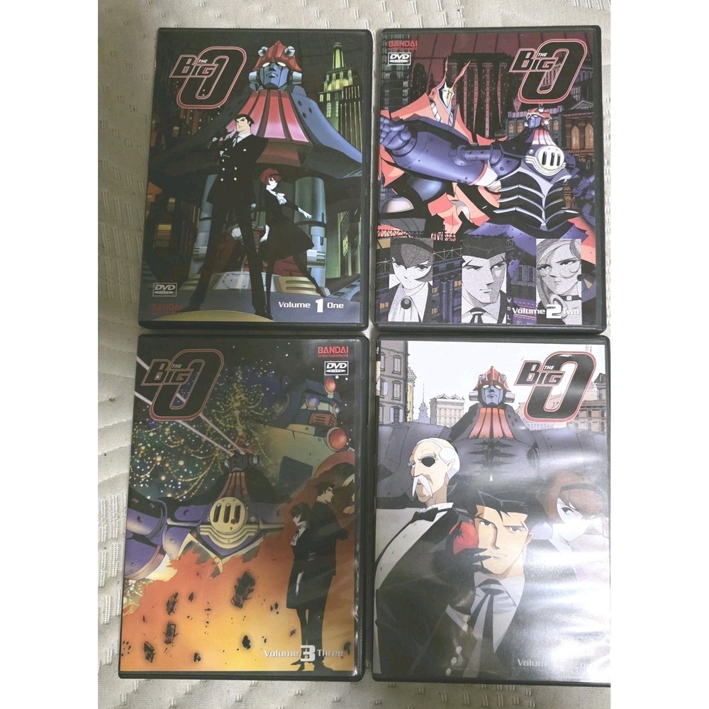 The Big O: Collection Of 4 DVDs, Original Release, Bandai Sunrise, 2001 Amine